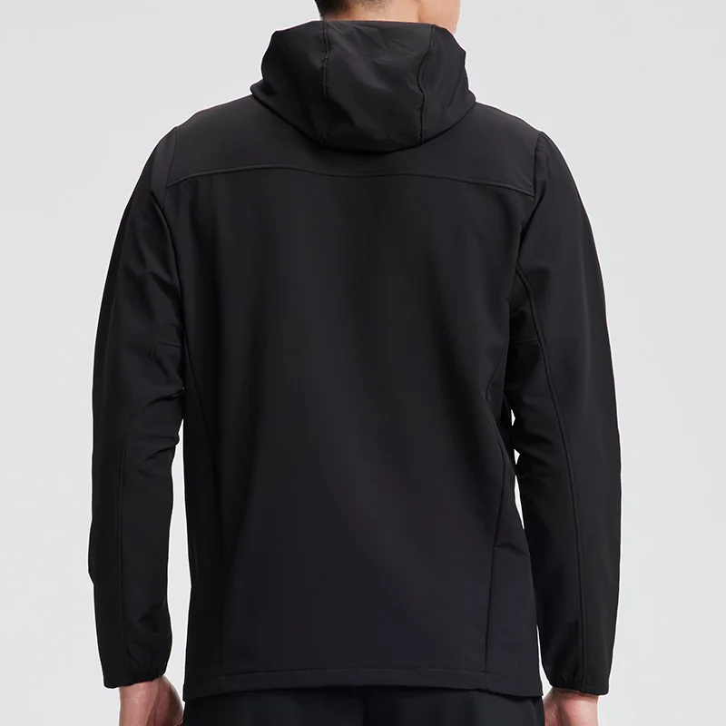 Y-KK Full Zipper Workout Jacket Thin Fleece Waterproof Fabric Blank Hoodies Jacket