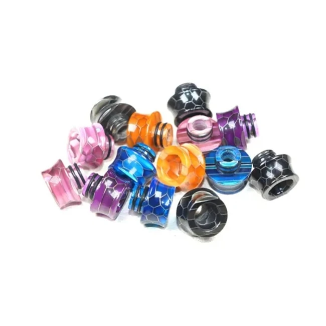 
2020 Newest Vaporizer Mouthpiece 510 drip tips New Snakeskin Pattern Design 510 Vape Drip Tip 