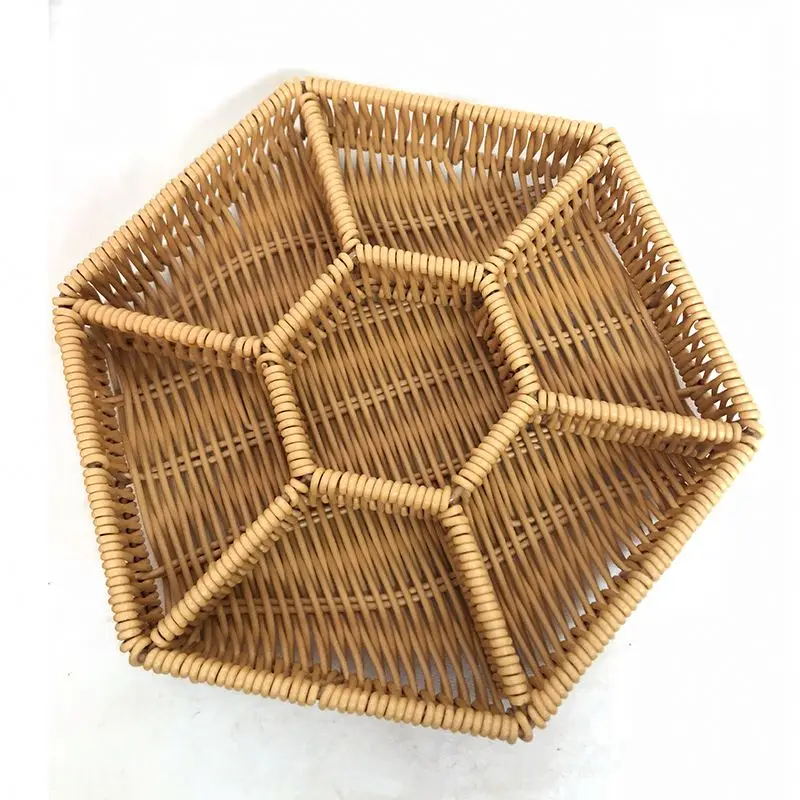 Cheap Eco-friendly rattan tray and basket
