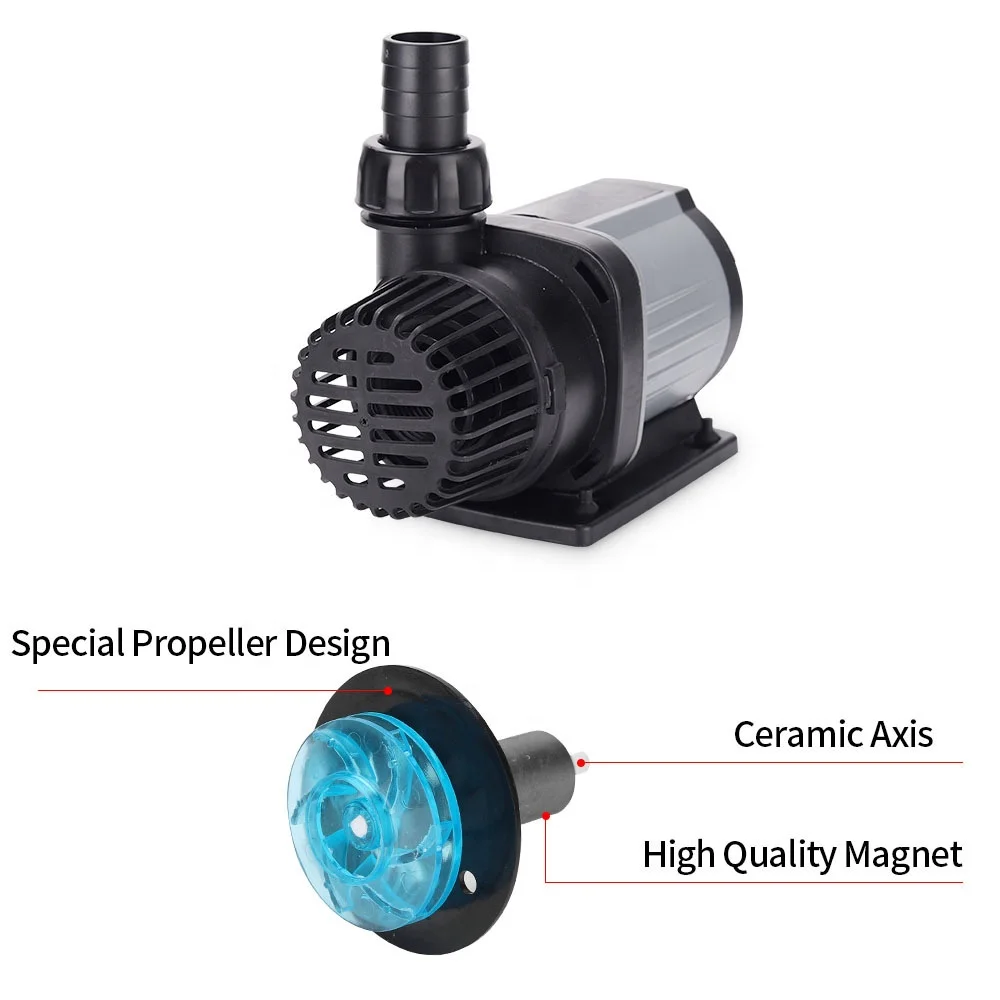 Jebao DCP Series Amphibious Sinusoidal Pump Aquarium Fresh Sea Water  Submersible Pump For Fish Tank koi Pond