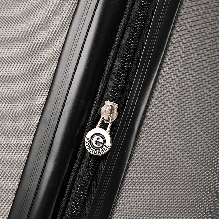 Custom metal logo 20 24 28 Inch Trolley ABS 4 Wheels Bags Cases Travel Luggage