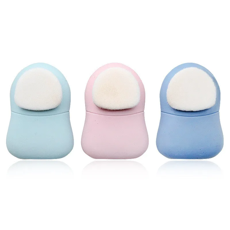 New Cute Penguin Shaped Mini Face Cleansing Exfoliating Tool Silicone Manual Facial Cleansing Brush Face Cleansing Wash Brush