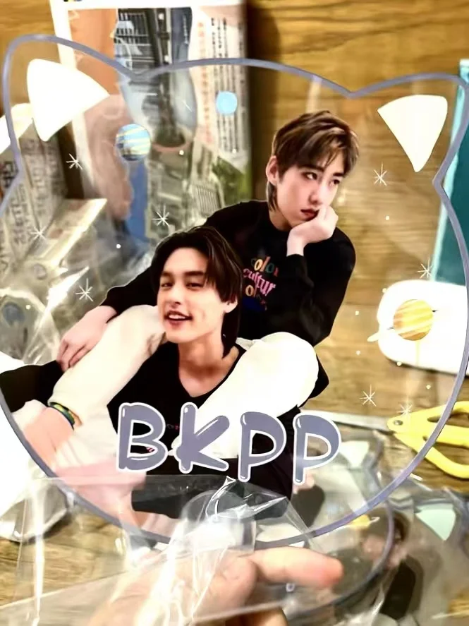 Пластиковый заводской размер под заказ логотип печать Kpop поддержка свадьба водонепроницаемый прозрачный ручной вентилятор для