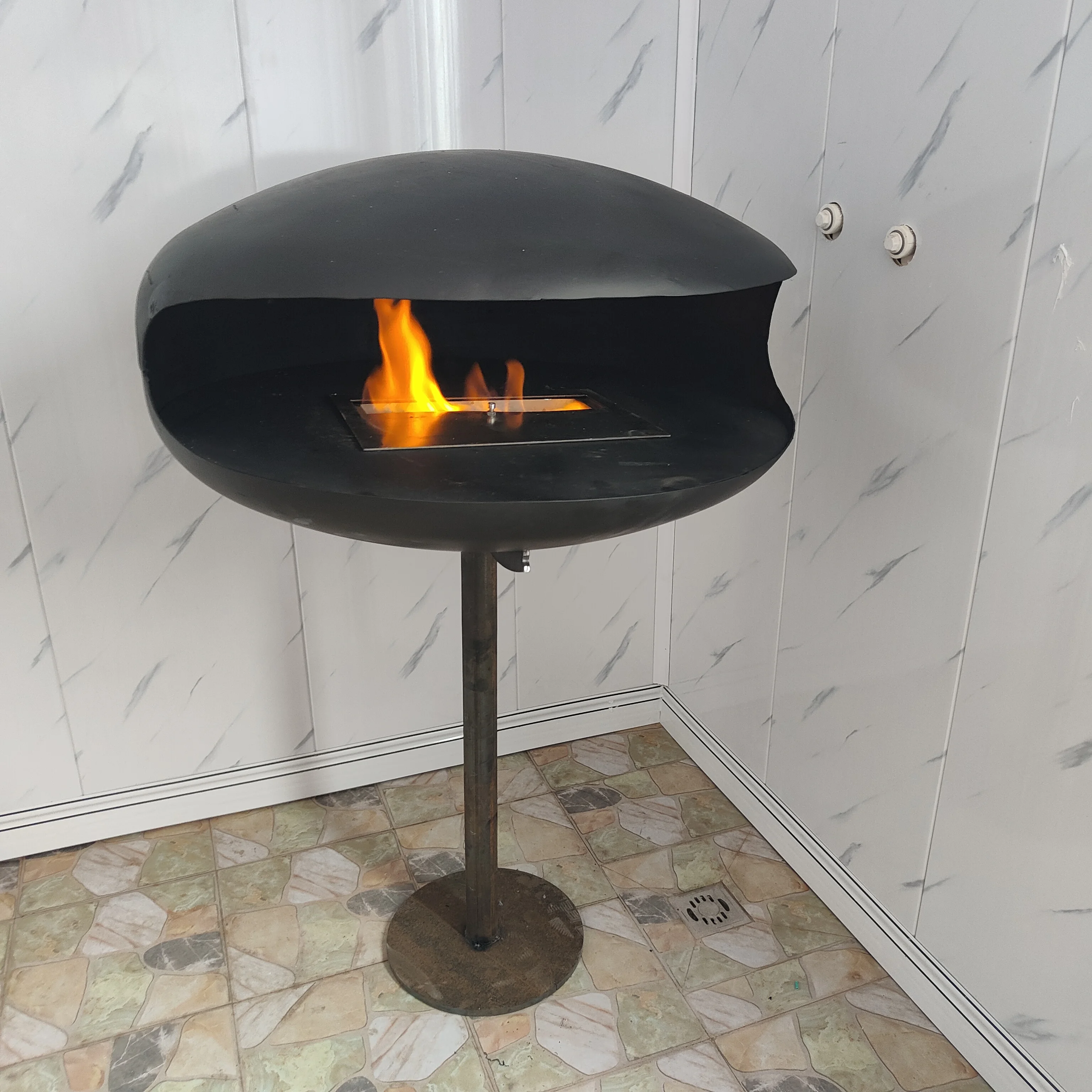 Freestanding ethanol fireplace indoor heating alcohol stove smokeless stove