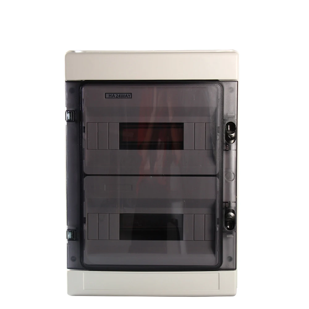 IP65 Waterproof dustproof ABS Plastic Shell combiner box Electric Distribution Box HA 4 to HA 24 Ways