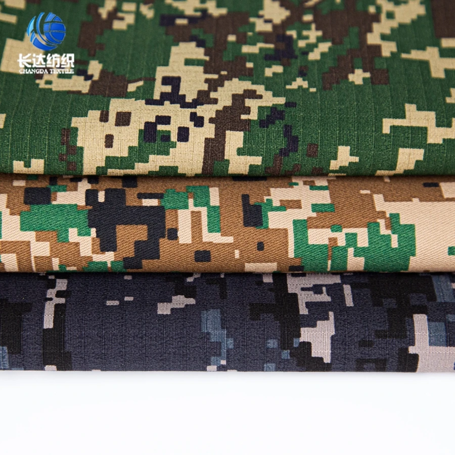 Fabric Factory in-stock Waterproof Multicam 500D 1000D Camouflage Nylon Cordura Printed Oxford fabric with PU Coating