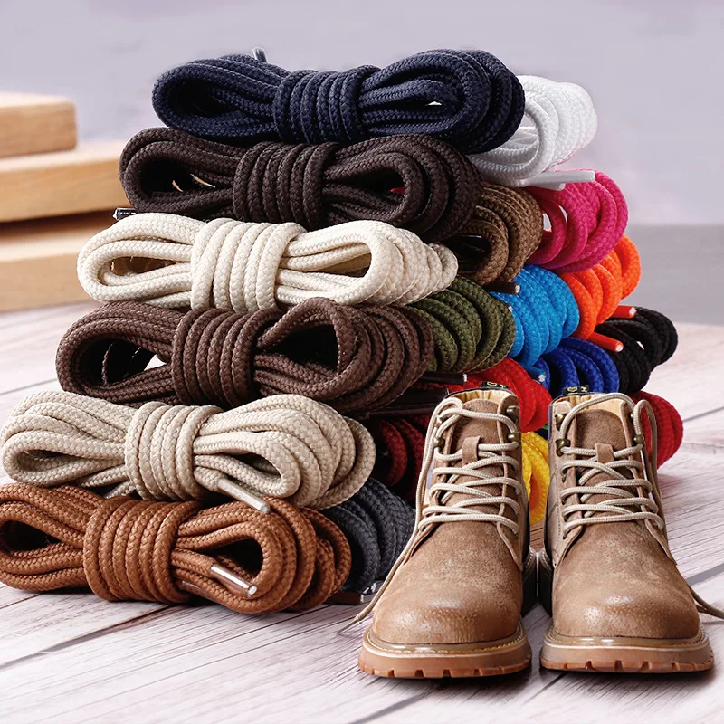 4mm round Shoe Laces High Quality Round Shoelaces Boot Sneaker Shoestring 31 Different colors 100/120/150cm