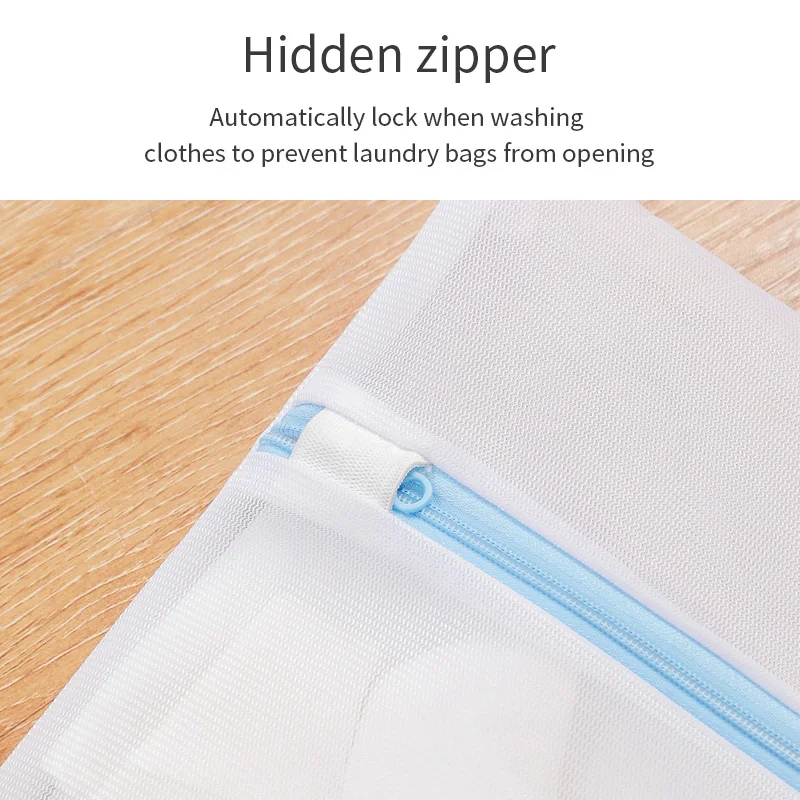 Mesh Laundry Bags 16 x 12 Inch Laundry Wash Bag Colorful Zipper for Blouse Hosiery Stocking Underwear