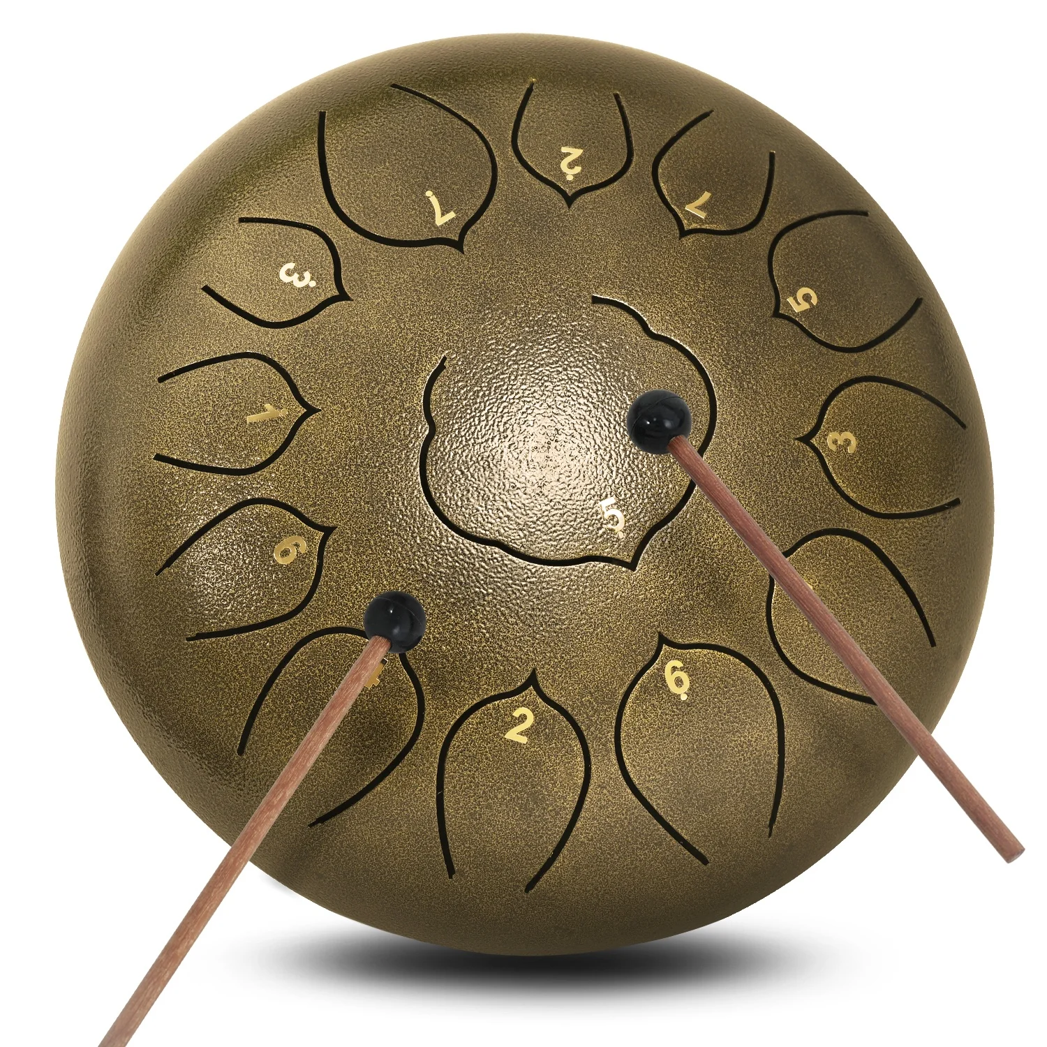 SUCCESS Factory Price Arborea Chakra Steel Tongue Drum with Life Flower Musical Instrument