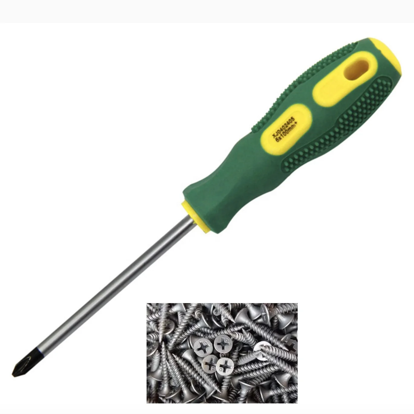 Universal Strong Magnetic Phillips/Slotted Screwdriver High Torque Chromium Molybdenum Steel Screwdriver