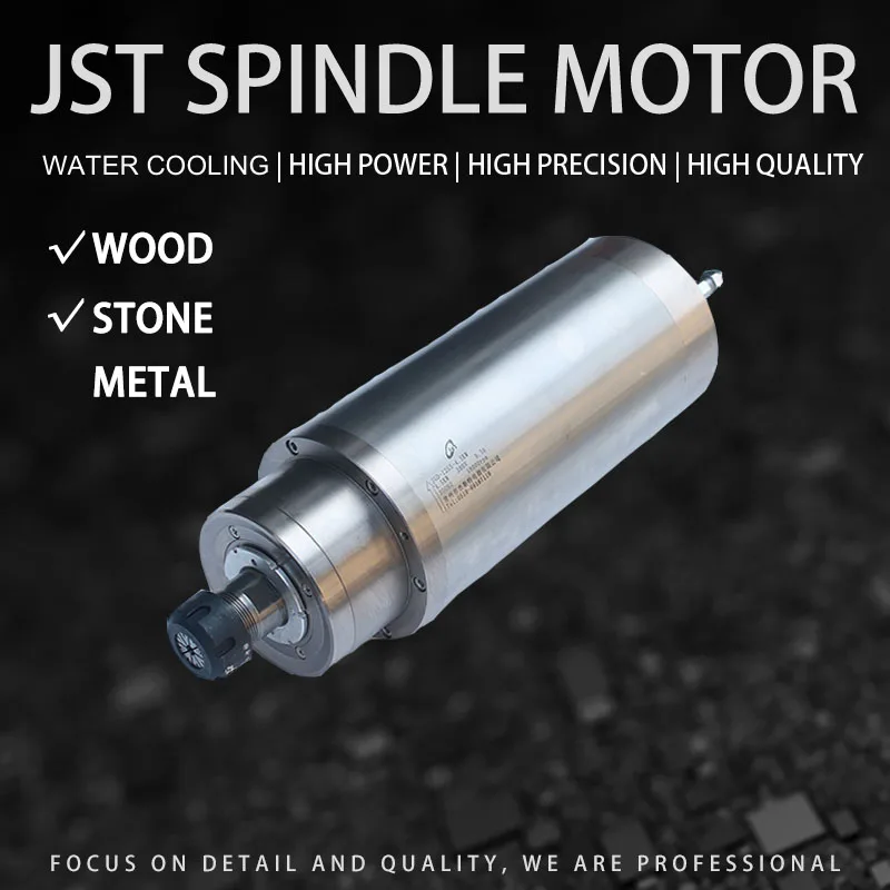 125mm 4.5KW high speed electric motor spindle