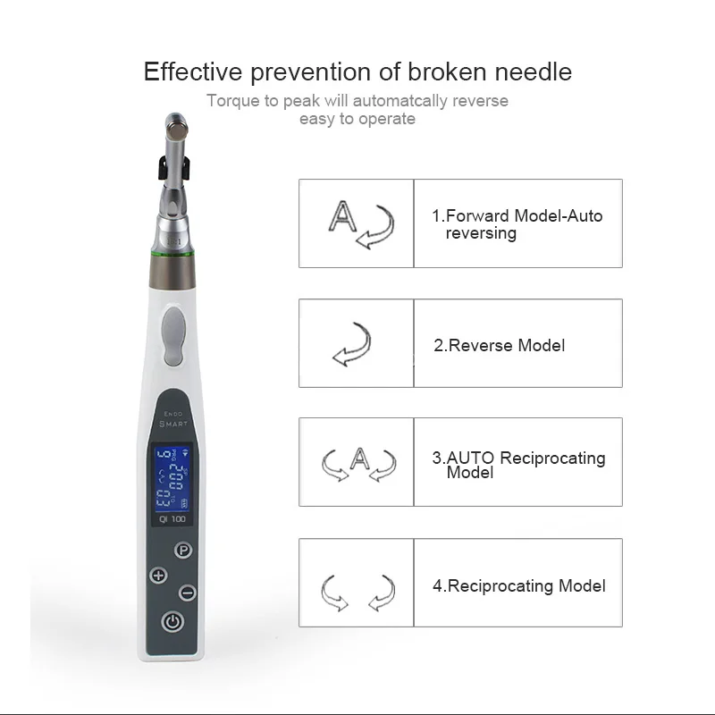 Wireless  LED Lamp 16:1 Cordless Prophy Endodontic Handpiece Dental Rotary Handpiece Endomotor