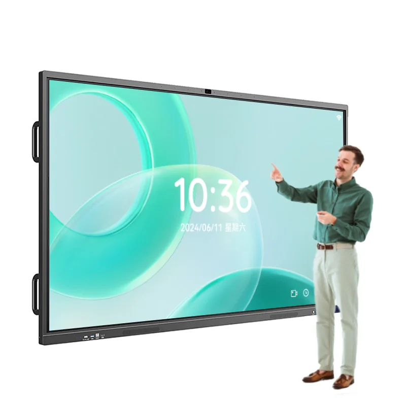 86 Inch Display Touch Screen Flat Panel 4k Hd Smart Portable Electronic White Board Interactive Whiteboard For School