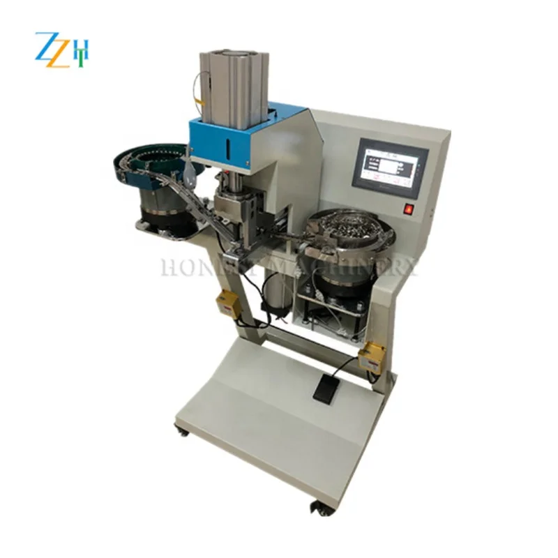 High Output Automatic Jeans Button Making Machine / Jeans Button Making Machine / Cloth Button Making Machine
