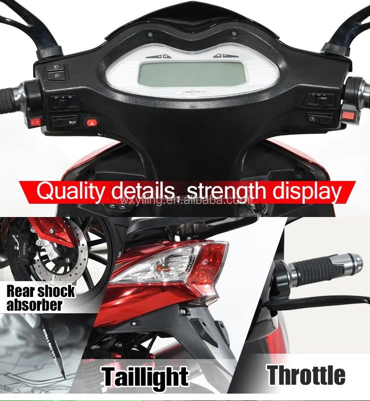 Wuxi завод популярный дизайн CKD SKD 1500W Электрический скутер мотоцикл