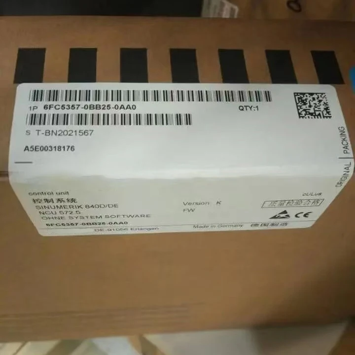6FC5357-0BB25-0AA0 for SIEMENS SINUMERIK 840D/DE CNC hardware NCU 572.5