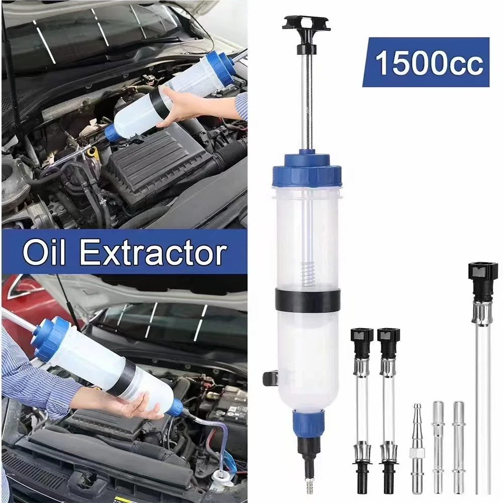 1.5 Liter Car Oil Fuel Pump Manual Oil Extractor for Fluid Removing and Changing