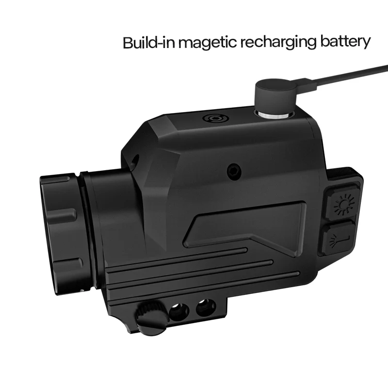 Compact Green Laser Sight LED Flashlight with 20-21 mm standard for  Hunting Accessories.green laser sight