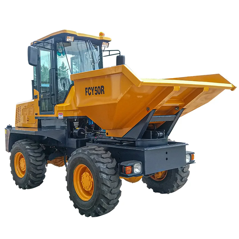 high quality 5t fcy50R 4x4 sit small dumper mini tipper truck 4wd Underground dump trucks for sale