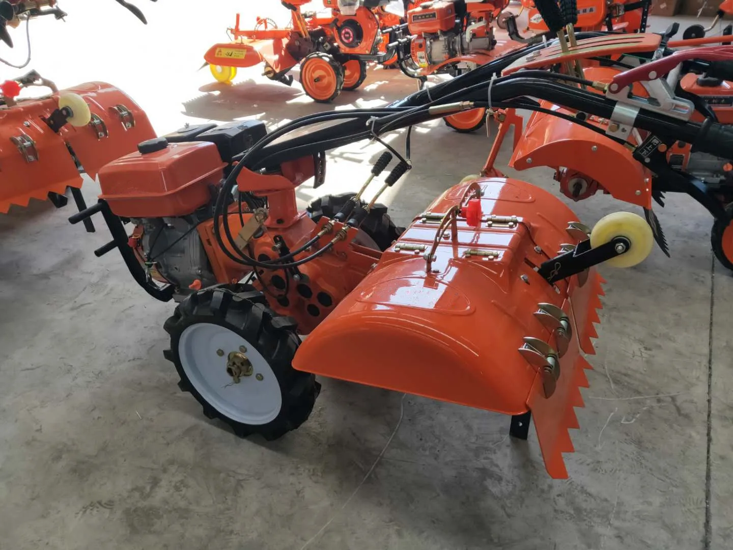 mini tiller with 170F gasoline engine mini tiller cultivator hot selling
