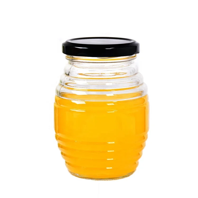 Honey Bee Pot Glass Honey Container Glass Honey Bottle