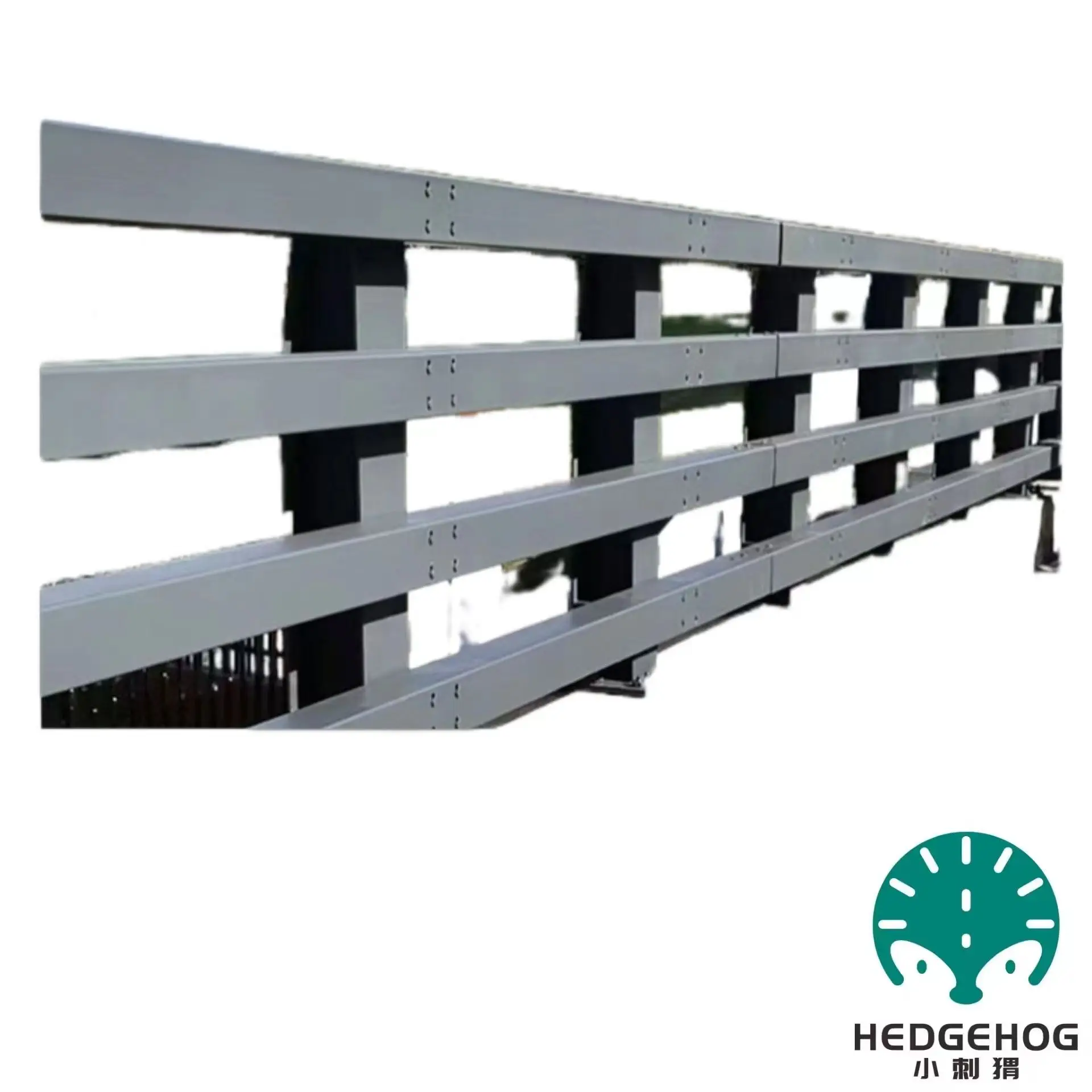 Multi-purpose  powder coating  safety steel durable flyover removable bridge expressway anti-collision guardrail