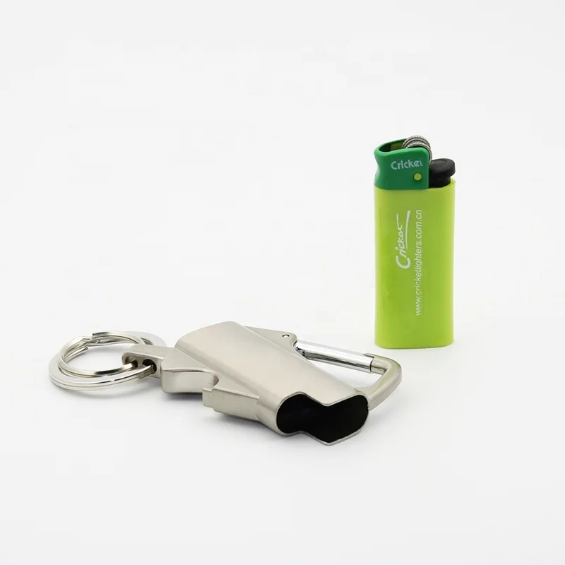 Chinese Factory Free Design Cigarette Lighter Case And Cigarette Holder Metal Sleeve Cover Lighter Protective Holder Cover