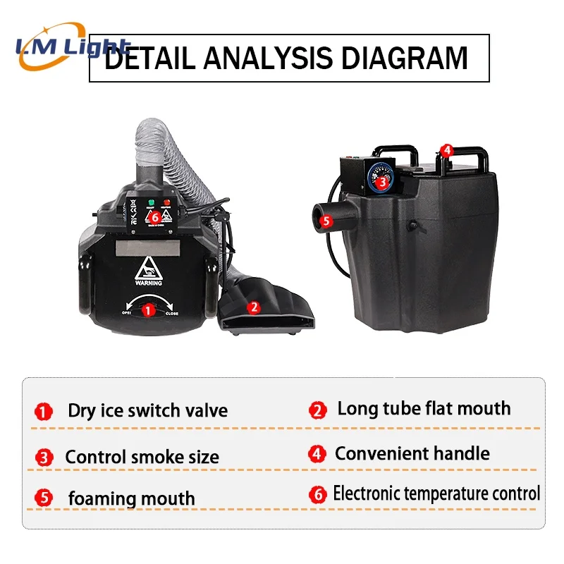 nimbus stage events atmosphere equipment/smog maker/dry ice low lying smoke machine 3500W dry Ice fog machine for wedding Party