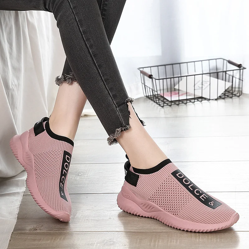 Female 2020 plus size student non-slip breathable running casual women sneakers
