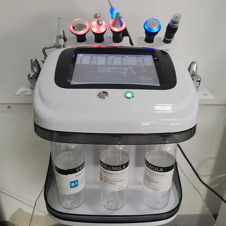 Top Quality Water Oxgen Facial Wet Microdermabrasion Jet Peel Dermabrasion H2o2 Deep Cleaning Machine Beauty Device