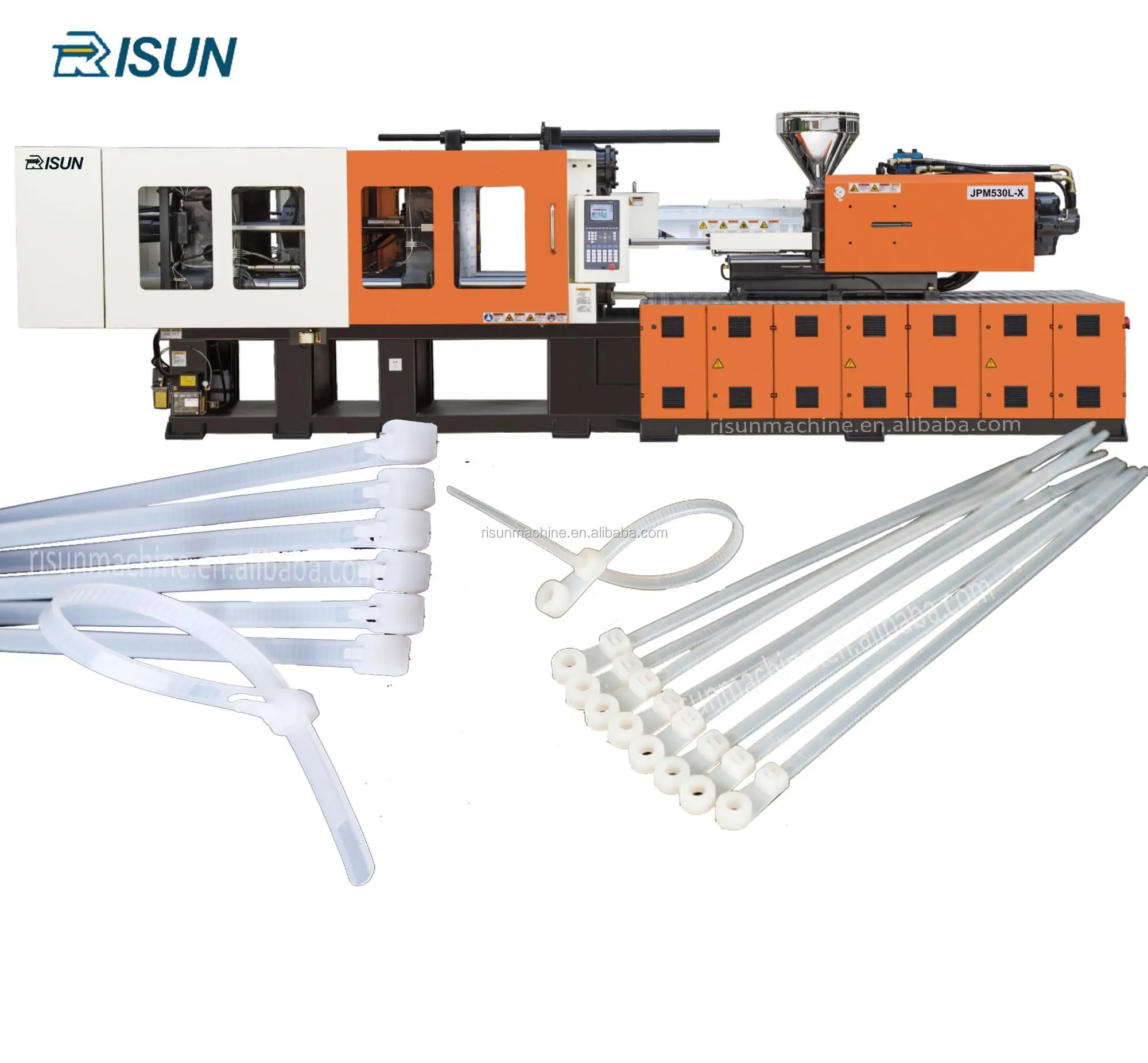 Nylon cable tie injection molding machines plastic tie making machines