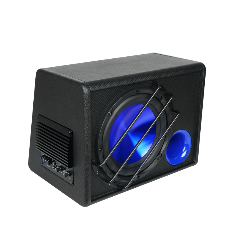 Hot selling 1200W subwoofer car speaker 10 inch 12V subwoofer built-in amplifier for car