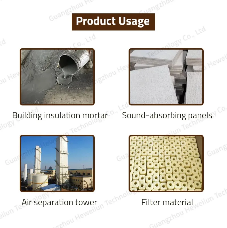 Vitrified microbeads expanded perlite for external wall thermal insulation mortar