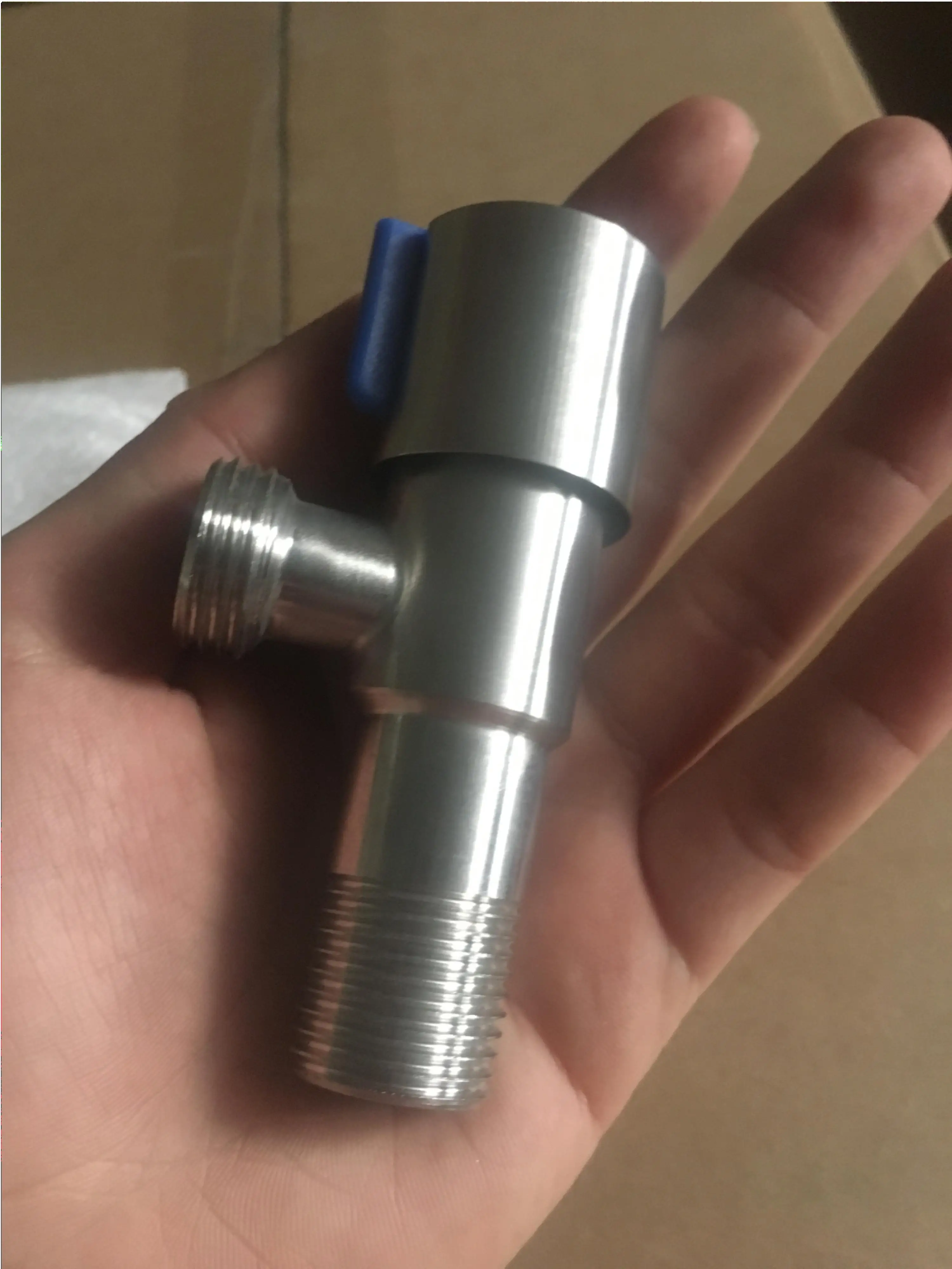 Cheap bathroom kitchen toilet usage thread 1/2 angle valve modern hot cold water 90 degree angle stop valve