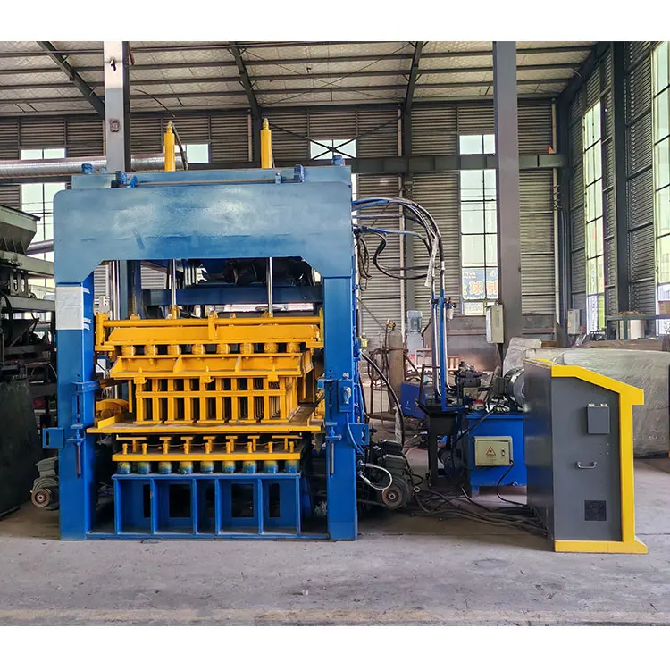 SY Concrete Block Making Machine QT18-15 Automatic Block Production Line EPS Foam Hollow Bricks Making Machine Sale In Iraq