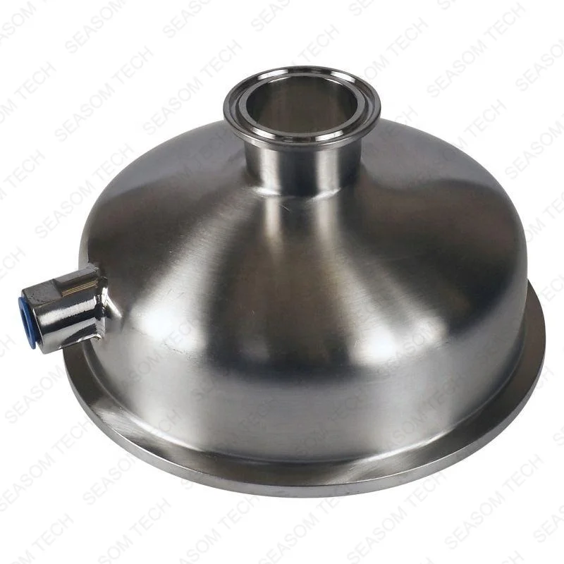 sanitary triclamp 6 x 4 tri clamp bowl speed reducer closed loop