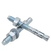 Factory Stock Wedge Anchor Bolt M16x140  Zinc Steel Grade 4.8 Wedge Anchor Expansion Bolts