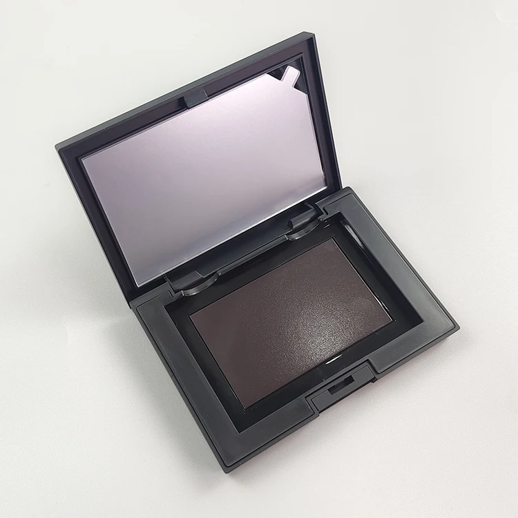 Plastic Replacement Magnetic Eyeshadow Palette Packaging Embossed Blister Plastic Box with Use Mirror