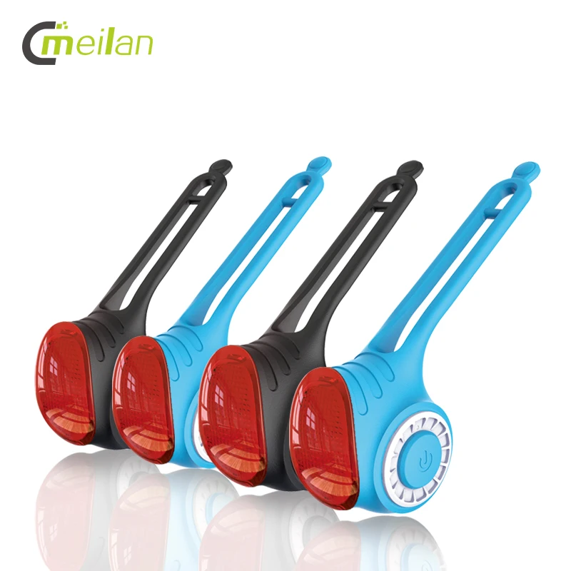 Meilan S3 Multi-function bike electronic horn 150db super volume mini size wireless control bicycle bell with COB safety light