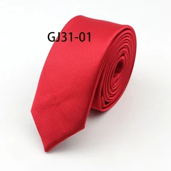 Галстук ЖАККАРДОВЫЙ мужской, классический однотонный, узкий, 5 см, аксессуар для повседневной носки, свадьбы, вечеринки