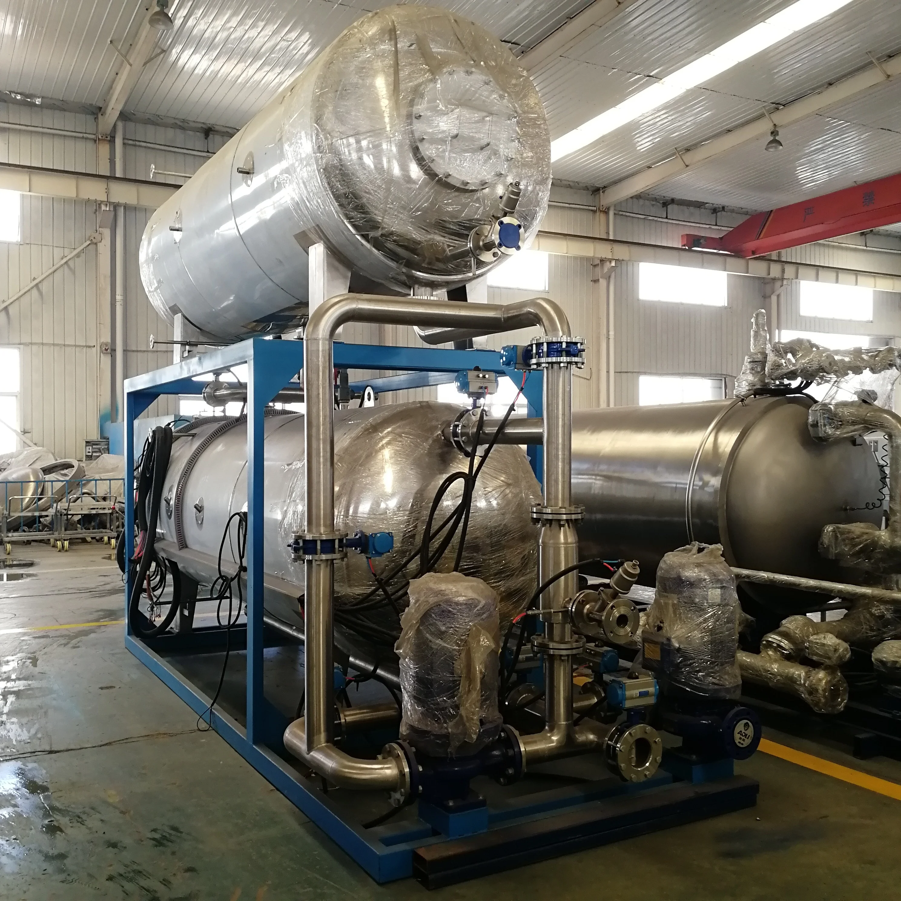 Spraying Automated Retort Pouch Machine Commercial Jars Tin Can sardine canned Tuna Can retort autoclave