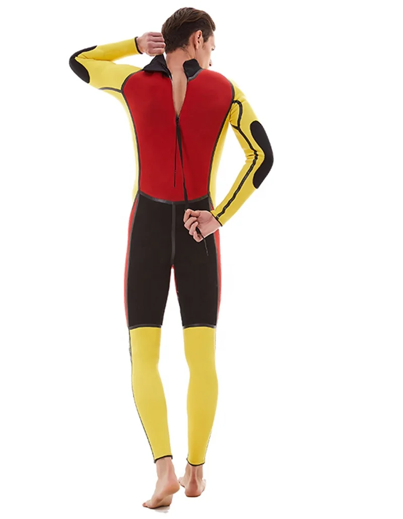 DIVESTAR One Piece  Rescue Suit Fluorescent Yellow Color or Green Sucba Diving Neoprene Wetsuits