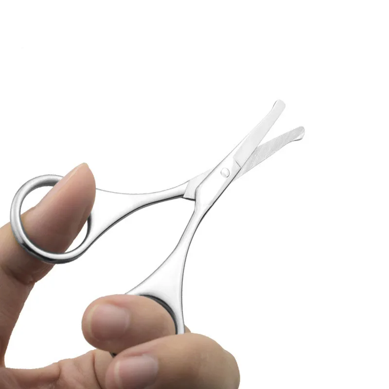 OEM high quality Stainless Steel Curved  Beauty Manicure Eyebrow Scissors