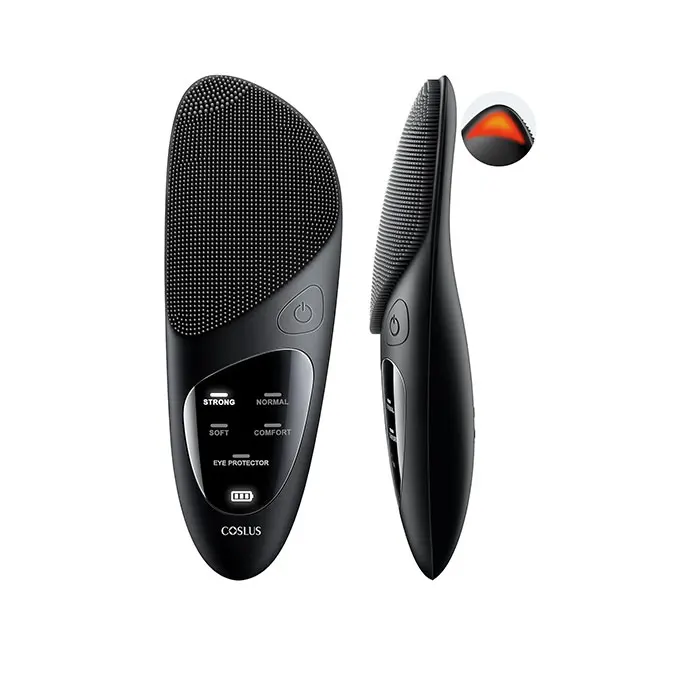 Multifunctional Silicone Facial Cleaning Brush Eye Heating Massage Sonic Deep Pure Face Cleansing Brush