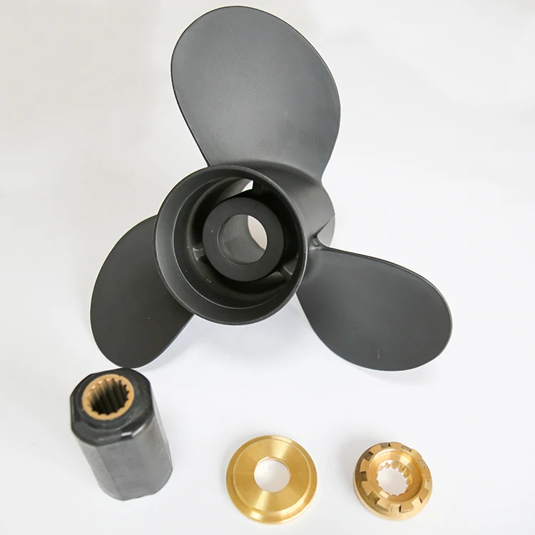 Aluminum Marine Boat Propeller for Yamaha Outboard Engine 50-130HP with Hub Kits 3 Blades 15 Tooth Spline