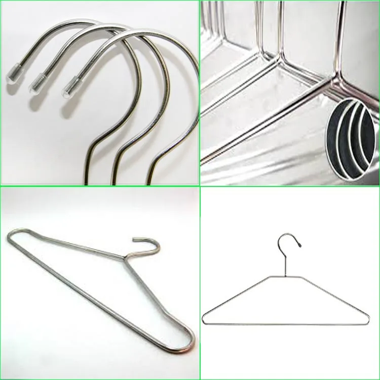 Strong Silver Color Galvanized Metal Wire 16 Inch 13 Gauge Clothes Hangers