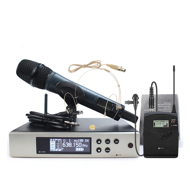 High Quality Kakaoke UHF True diversity  Wireless Microphone System Conference Wireless Microphone For Karaoke