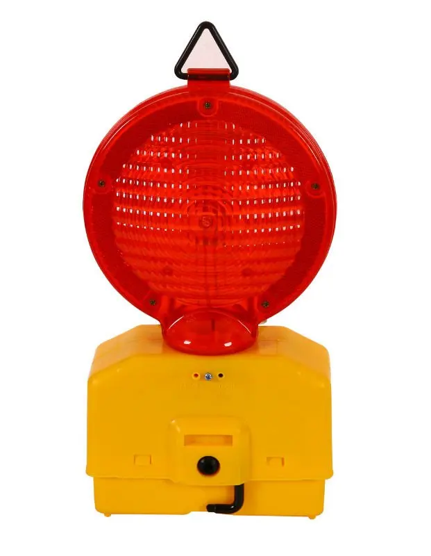 Hazard warning lights for traffic cone