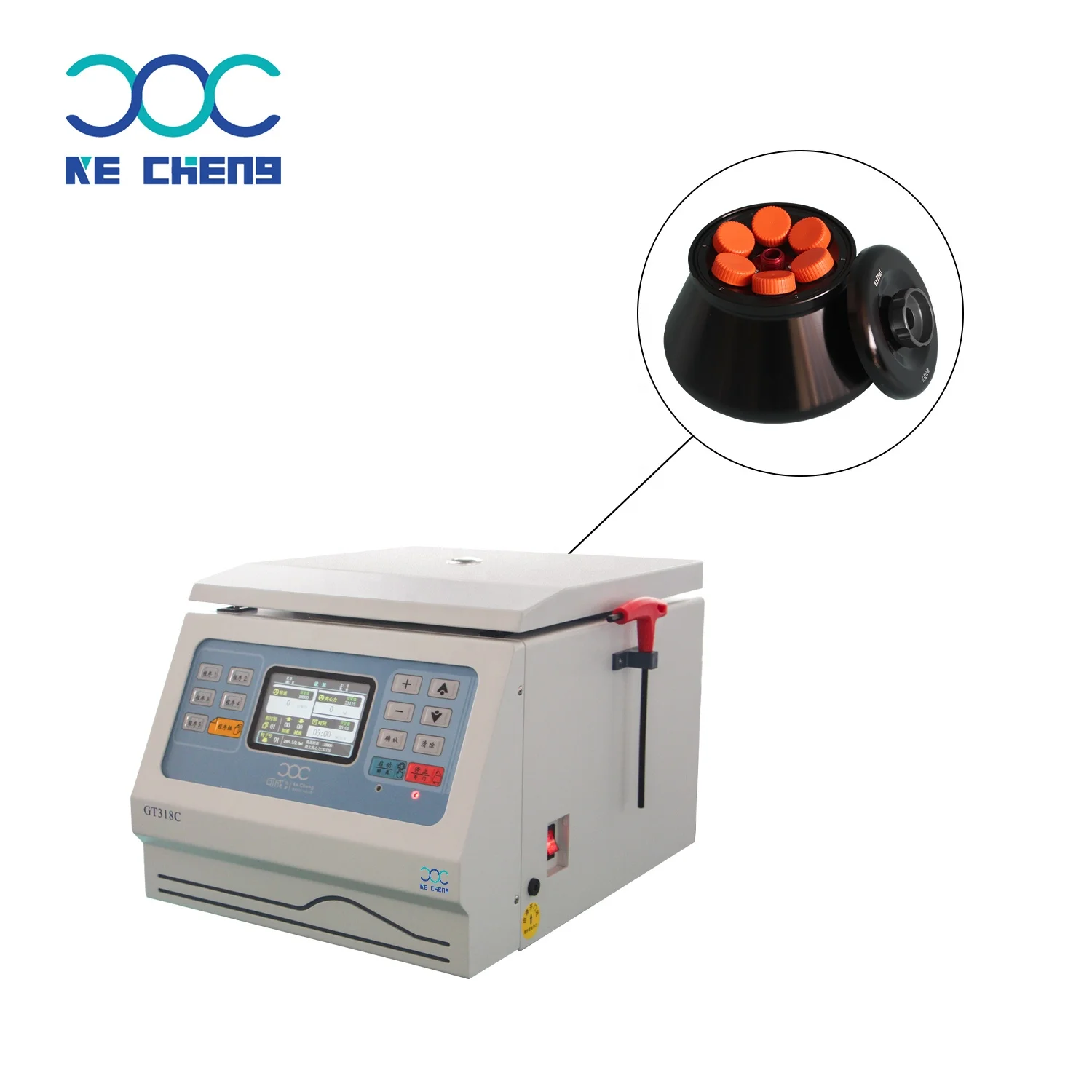 GT318C Desktop Lab PCR Plate Manual High Speed  Centrifuge Machine