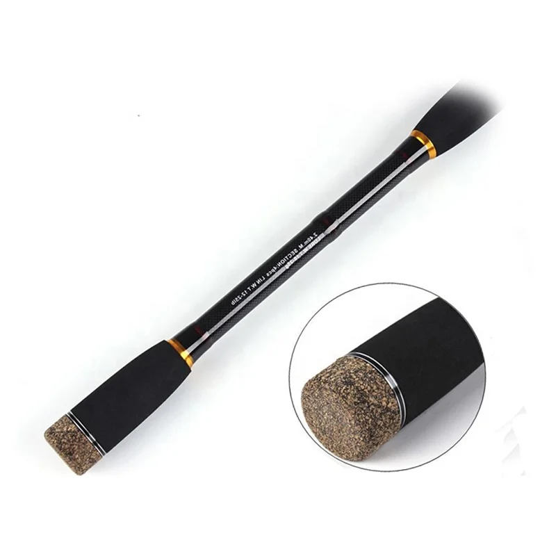 Burle Fishing 3.0m 4-Piece 10-25g Carbon Travel Spinning Fishing Rod With Rod Case